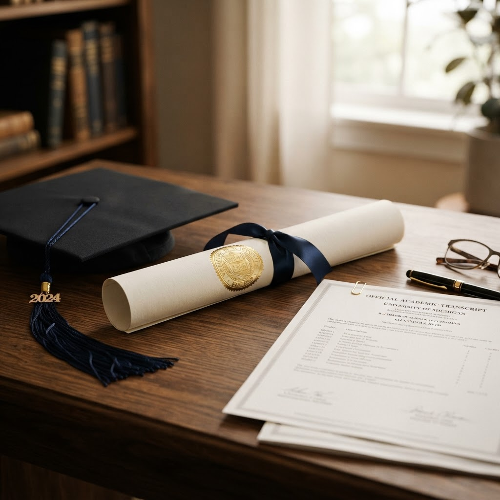 Document authentication for universities